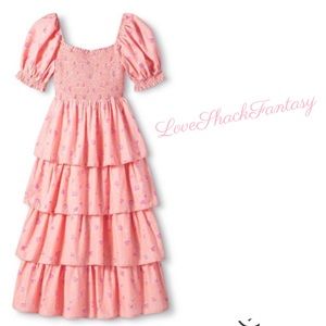 NWOT• LOVESHACKFANTASY• Simone Smocked Dress